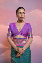 Rich Banarasi Soft Kanjivaram Paithani Saree