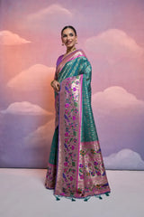 Rich Banarasi Soft Kanjivaram Paithani Saree