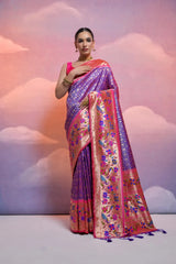 Rich Banarasi Soft Kanjivaram Paithani Saree