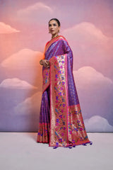 Rich Banarasi Soft Kanjivaram Paithani Saree