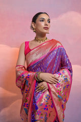 Rich Banarasi Soft Kanjivaram Paithani Saree
