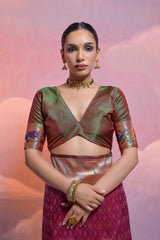 Rich Banarasi Soft Kanjivaram Paithani Saree