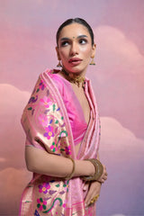 Rich Banarasi Soft Kanjivaram Paithani Saree