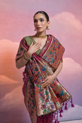Rich Banarasi Soft Kanjivaram Paithani Saree