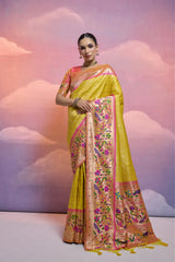 Rich Banarasi Soft Kanjivaram Paithani Saree
