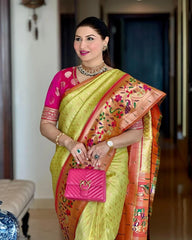 Rich Banarasi Soft Kanjivaram Paithani Saree