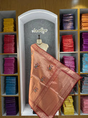 Pure Fully Zari Woven Parrot Motif Paithani Dupatta