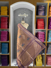 Pure Fully Zari Woven Parrot Motif Paithani Dupatta