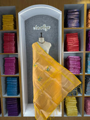 Pure Fully Zari Woven Parrot Motif Paithani Dupatta