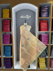 Pure Fully Zari Woven Parrot Motif Paithani Dupatta