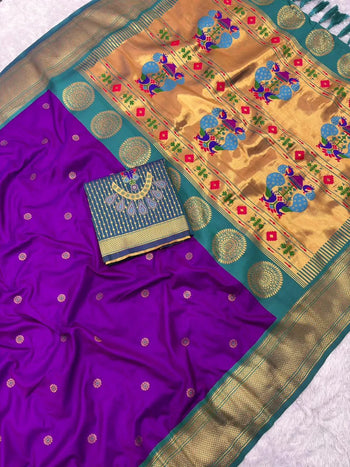 Soft Silk Unique Paithani Saree