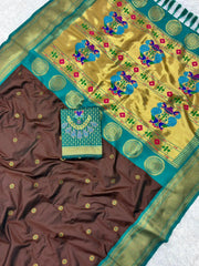 Soft Silk Unique Paithani Saree