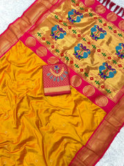Soft Silk Unique Paithani Saree