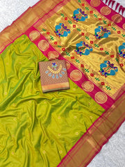 Soft Silk Unique Paithani Saree
