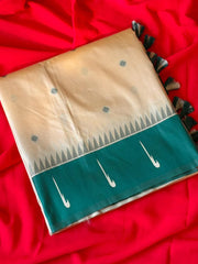 Handloom Soft Silk Muniya Border Rich Saree