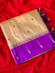 Handloom Soft Silk Muniya Border Rich Saree