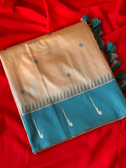 Handloom Soft Silk Muniya Border Rich Saree