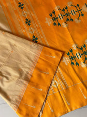 Handloom Soft Silk Muniya Border Rich Saree