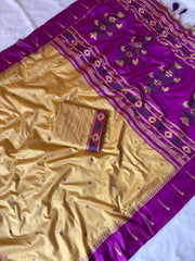 Handloom Soft Silk Muniya Border Rich Saree