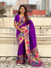 Super Hit Peacock Paithani Saree