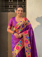 Super Hit Peacock Paithani Saree