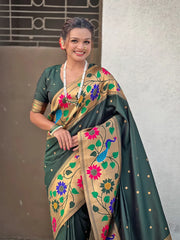 Super Hit Peacock Paithani Saree