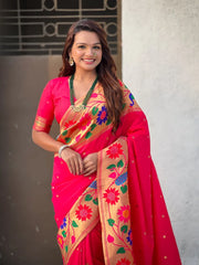 Super Hit Peacock Paithani Saree