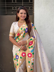 Super Hit Peacock Paithani Saree