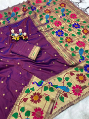 Super Hit Peacock Paithani Saree