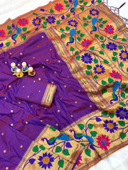 Super Hit Peacock Paithani Saree