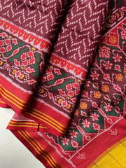 Classic Double Ikkat Patola Printed Saree