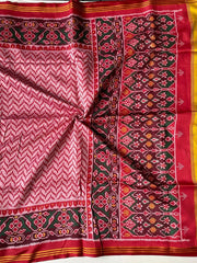 Classic Double Ikkat Patola Printed Saree