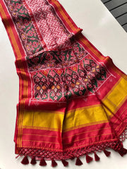 Classic Double Ikkat Patola Printed Saree