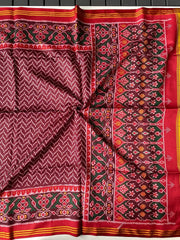 Classic Double Ikkat Patola Printed Saree