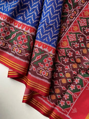 Classic Double Ikkat Patola Printed Saree