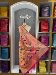 Paithani Soft Silk Rajhans Jaal Dupatta