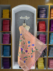 Paithani Jacquard Peacock (Mor) Jaal Dupatta