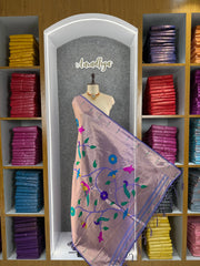 Paithani Jacquard Peacock (Mor) Jaal Dupatta