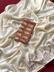 Pure Kota Silk All-Over Embroidery Work Saree