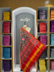 Patola Dupatta - Rajwadi Floral Soft Silk Patola Printed Dupatta