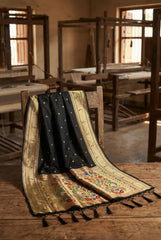 Paithani Weaving Premium Meenakari Heavy Dupatta