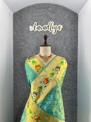 Royal Kanchivaram Patola Paithani Silk Saree