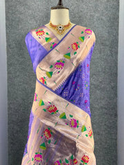 Royal Kanchivaram Patola Paithani Silk Saree