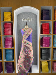 Royal Kanchivaram Patola Paithani Silk Saree