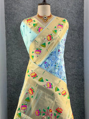 Royal Kanchivaram Patola Paithani Silk Saree