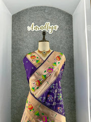 Royal Kanchivaram Patola Paithani Silk Saree