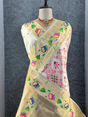 Royal Kanchivaram Patola Paithani Silk Saree