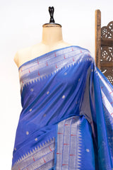 Akha Trij Meena Weaving Paithani Saree