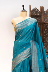 Akha Trij Meena Weaving Paithani Saree