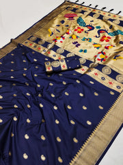 Traditional Paithani Soft Paithani Silk Rich Pallu Saree